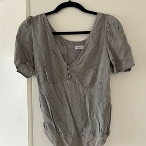 Last Call!! CLOSET CLEAR OUT!!! Polka Dot Abercrombie Body Suit - XS - Sage